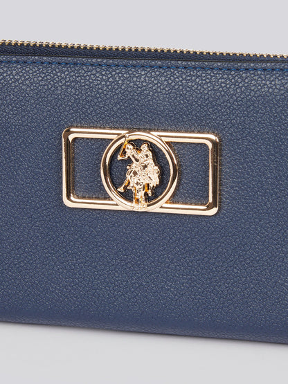 U.S. POLO ASSN. Jones Chic Zip Wallet - Navy