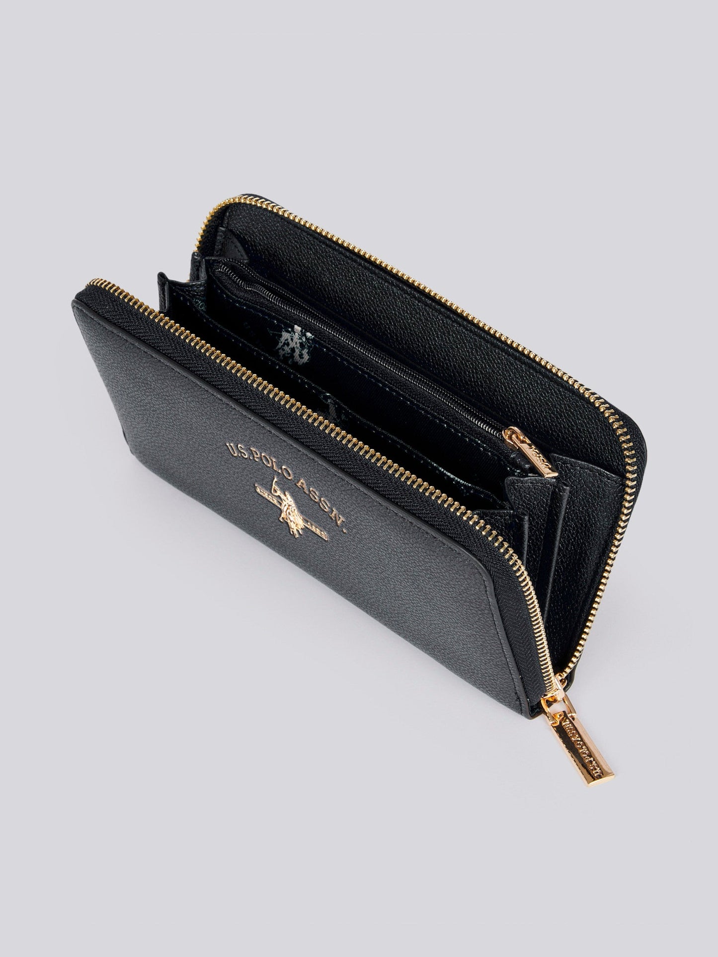 U.S. POLO ASSN. Stanford Zip Wallet - Black