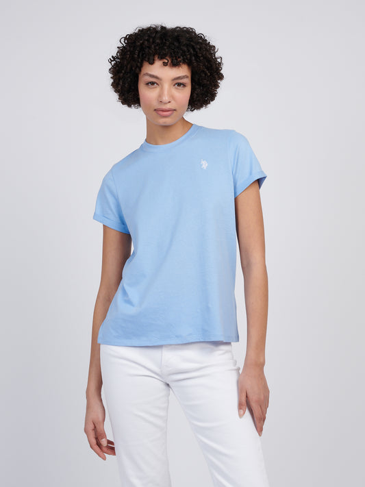 U.S. POLO ASSN. Crew Neck Tee - Vista Blue