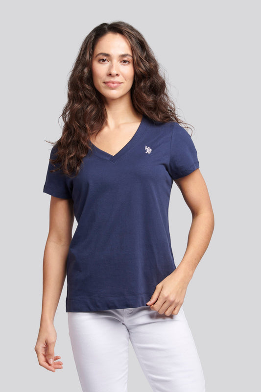 U.S. Polo Assn. V- Neck Tee - Navy