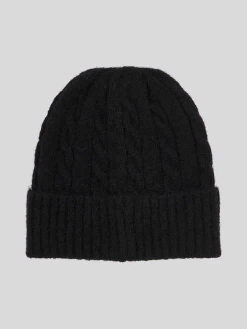 U.S.Polo Assn. Signature Cable Knit Beanie - Black