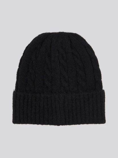 U.S.Polo Assn. Signature Cable Knit Beanie - Black