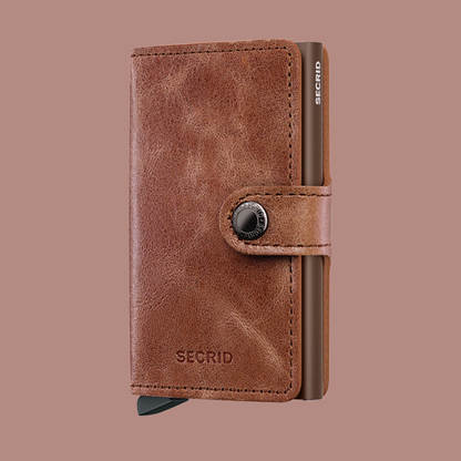 Secrid Miniwallet - Vintage Cognac/Brown