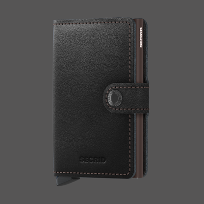 Secrid Miniwallet - Original Black/Brown