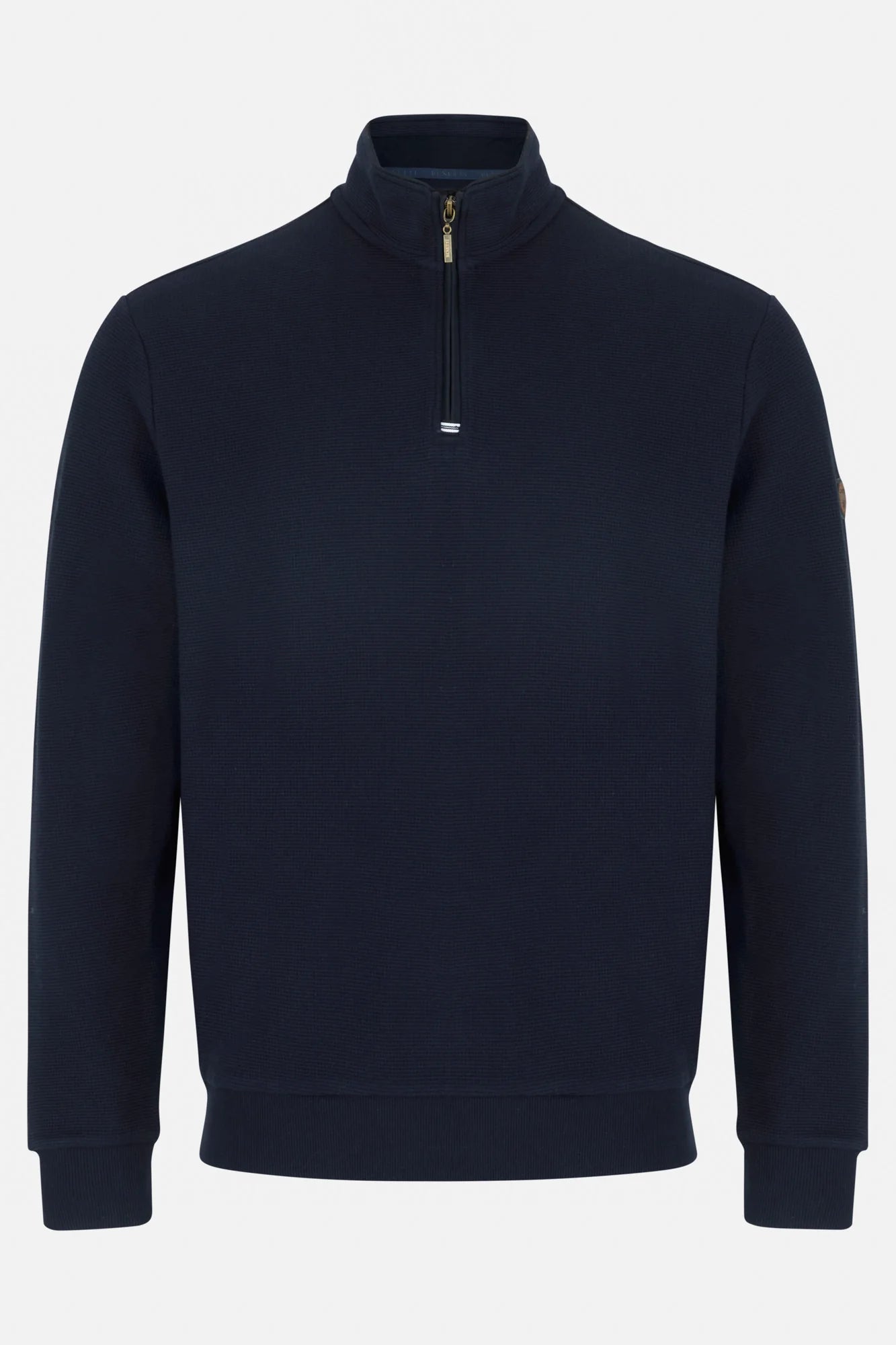 Benetti Walter Jersey 1/4 Zip Jumper - Navy