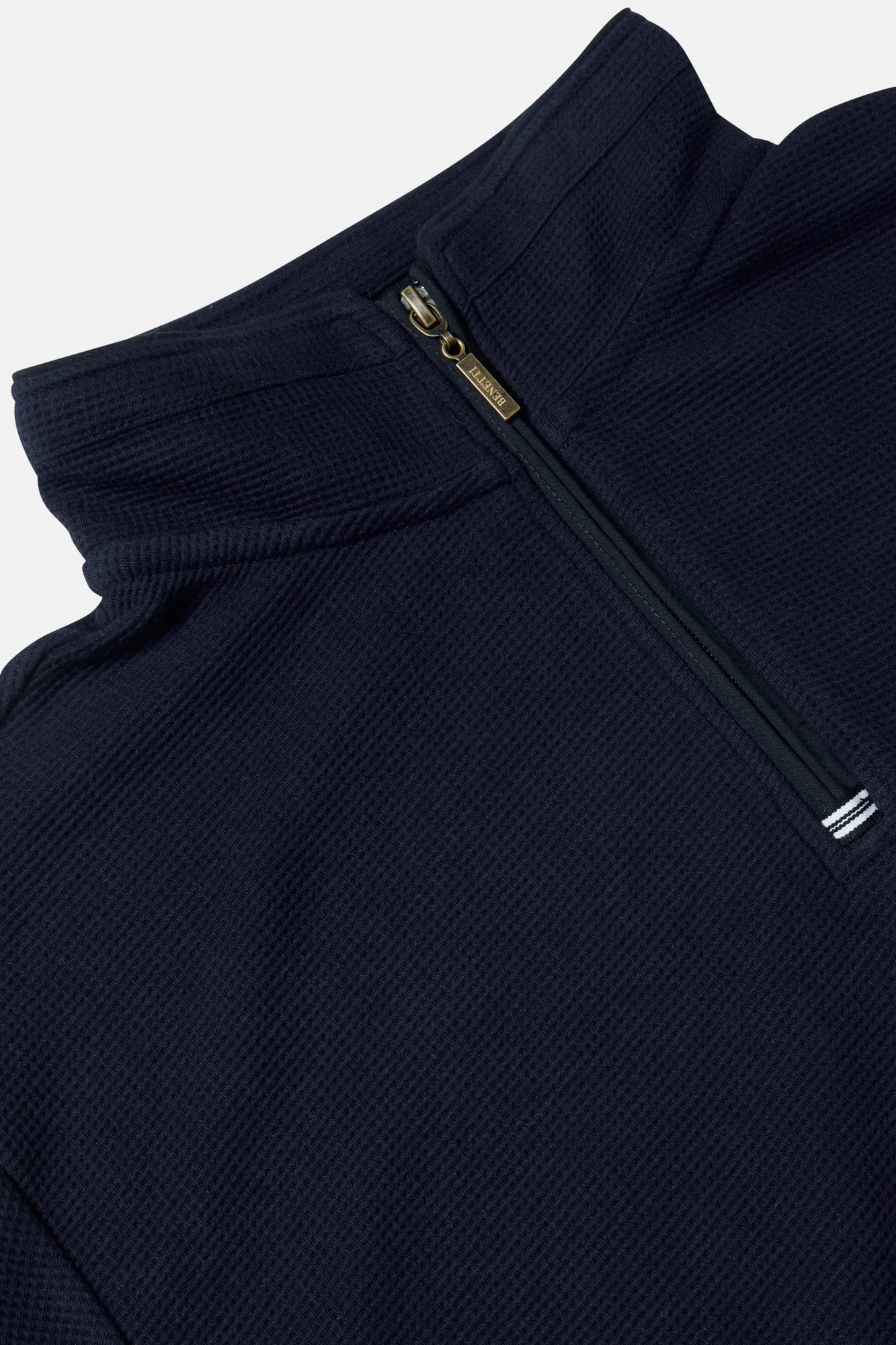 Benetti Walter Jersey 1/4 Zip Jumper - Navy