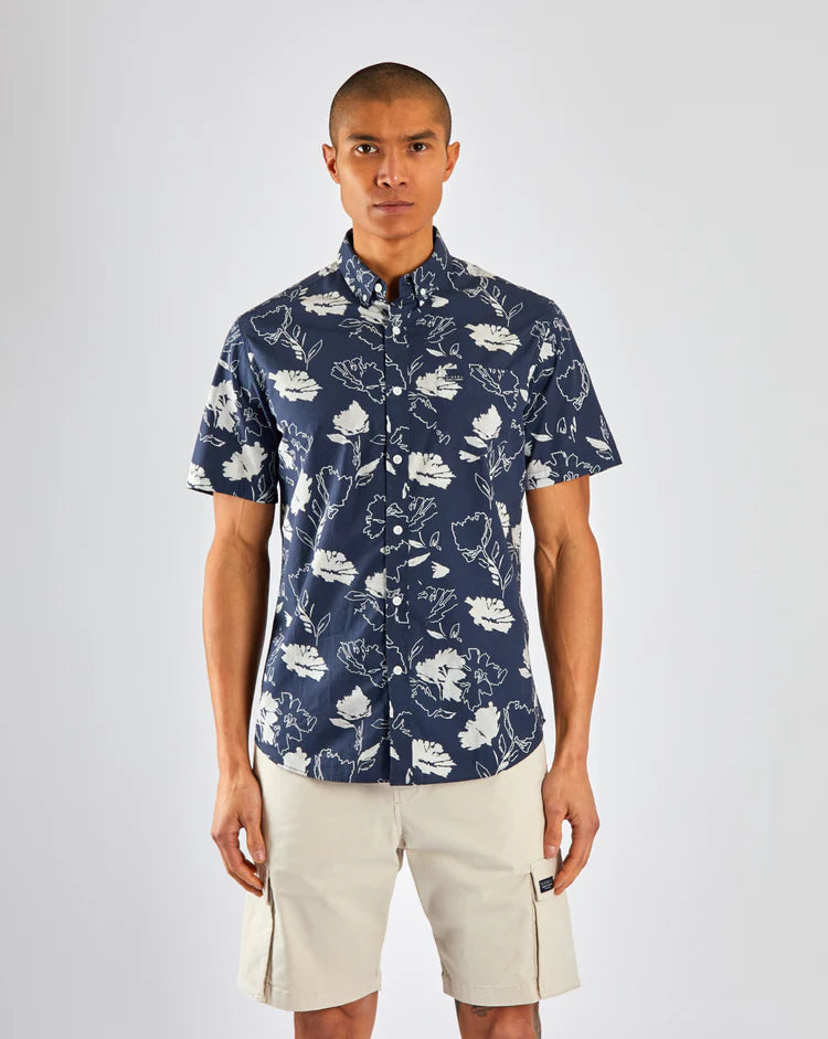 Diesel Wilder Short Sleeved Shirt - Navy Print