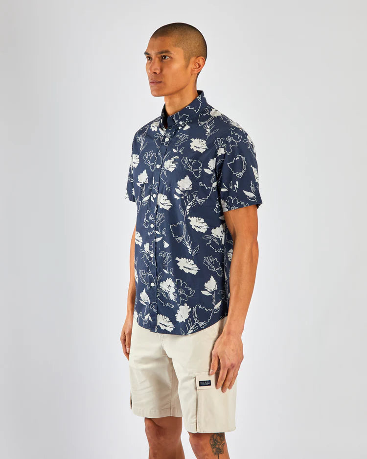 Diesel Wilder Short Sleeved Shirt - Navy Print