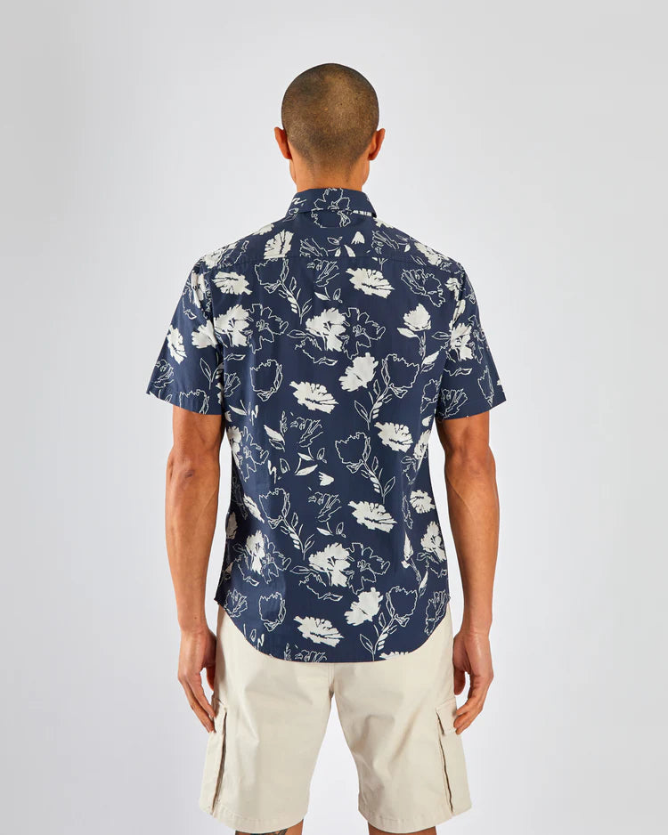 Diesel Wilder Short Sleeved Shirt - Navy Print