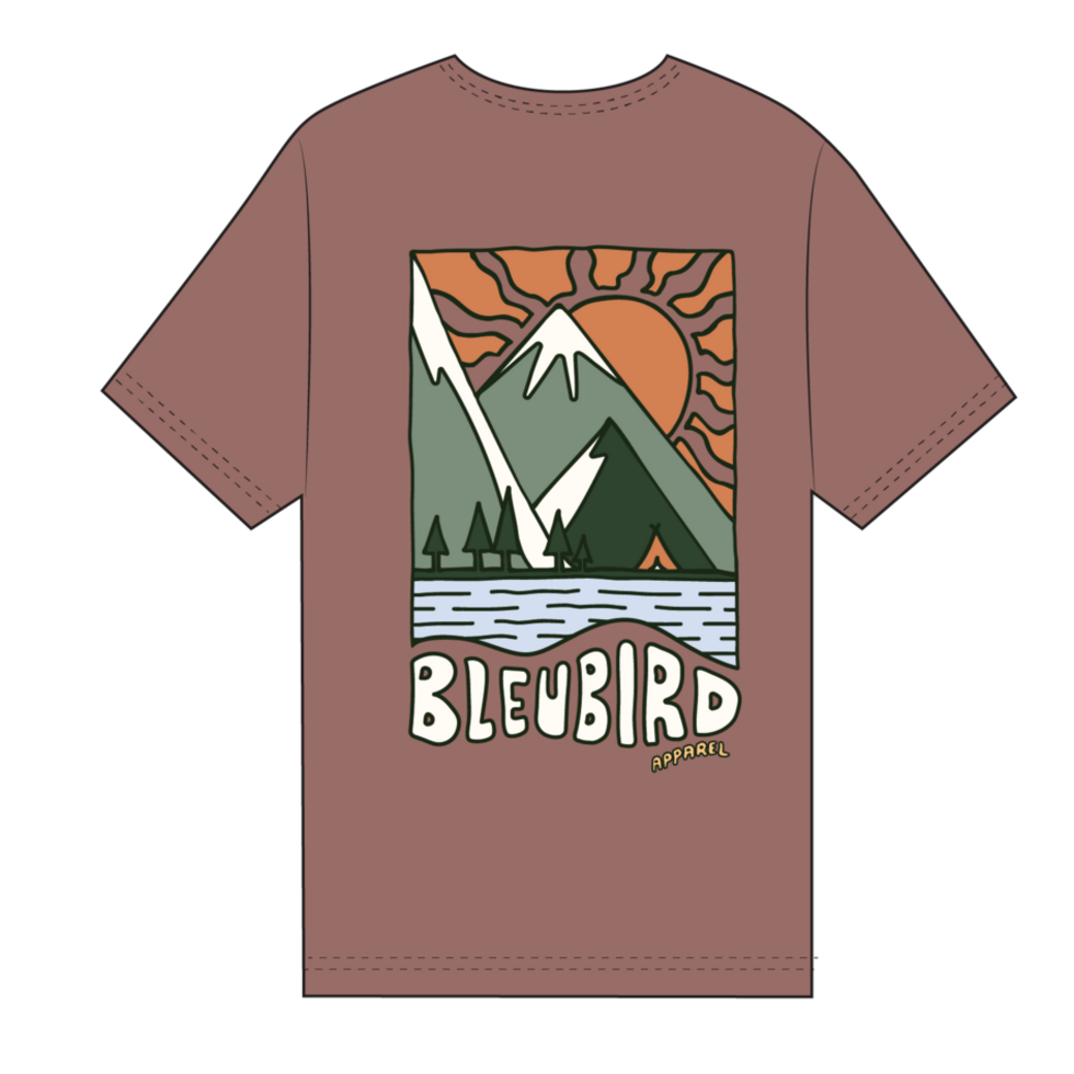 Bleubird Solace Tee - Clay