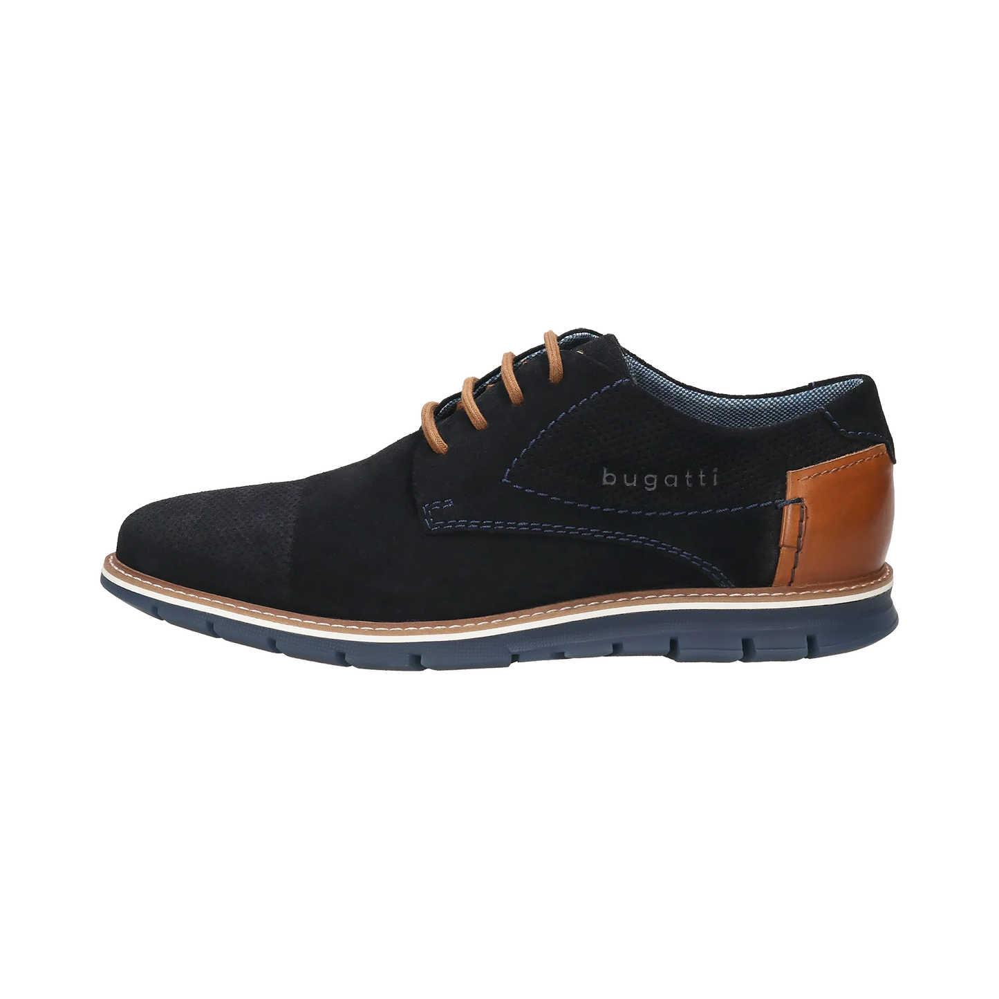 Bugatti Suede Shoe - Dark Blue