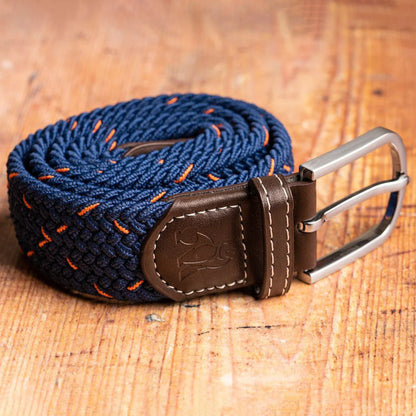 Swole Panda Woven Belt - Orange Dot