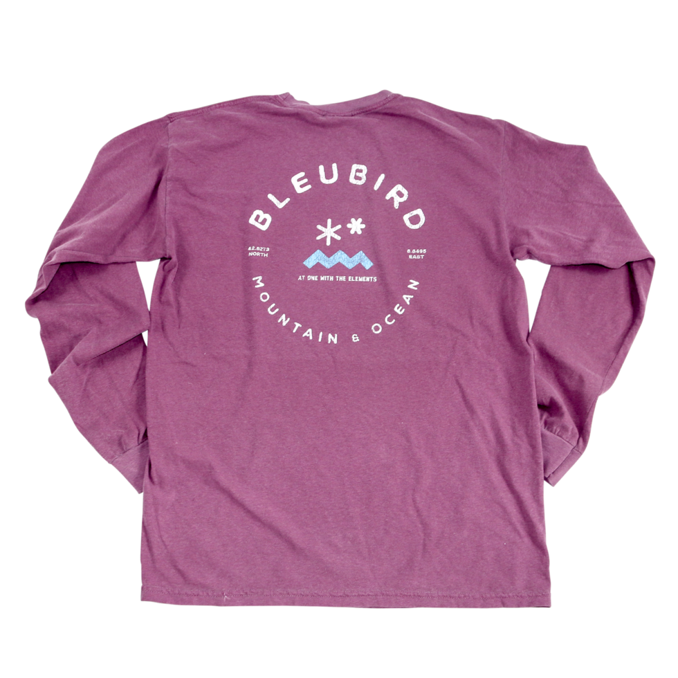 Bleubird Long Sleeve Tee - Berry