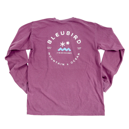 Bleubird Long Sleeve Tee - Berry