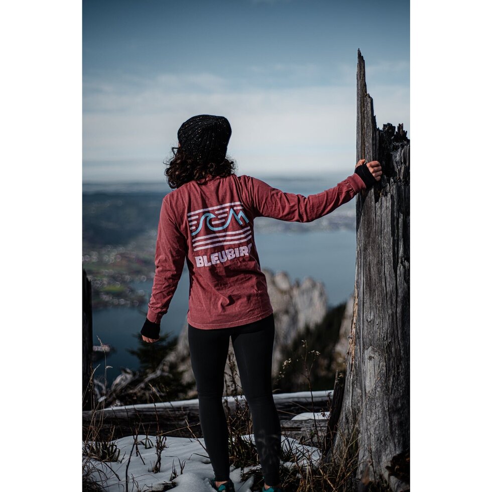 Bleubird Long Sleeve Tee - Brick Tides