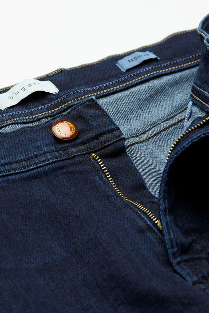 Bugatti Premium Italian Denim Regular Fit Jeans - Dark Navy