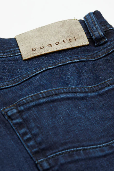 Bugatti Premium Italian Denim Regular Fit Jeans - Dark Navy