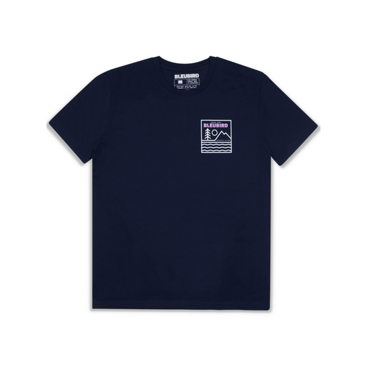 Bleubird Campout Tee - Navy