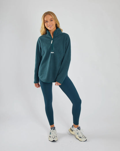 Diesel Kai Half Zip Fleece - Alpine Green