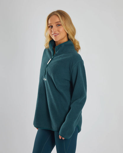 Diesel Kai Half Zip Fleece - Alpine Green