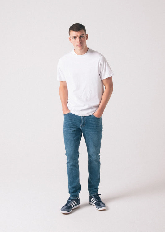 Diesel Rio Relaxed Straight Jeans - Blue Denim