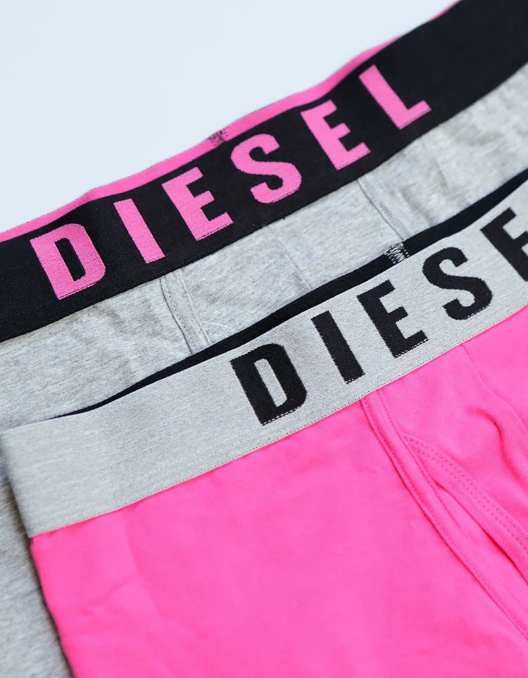 Diesel Bradford Boxers - Gravel / Hot Pink