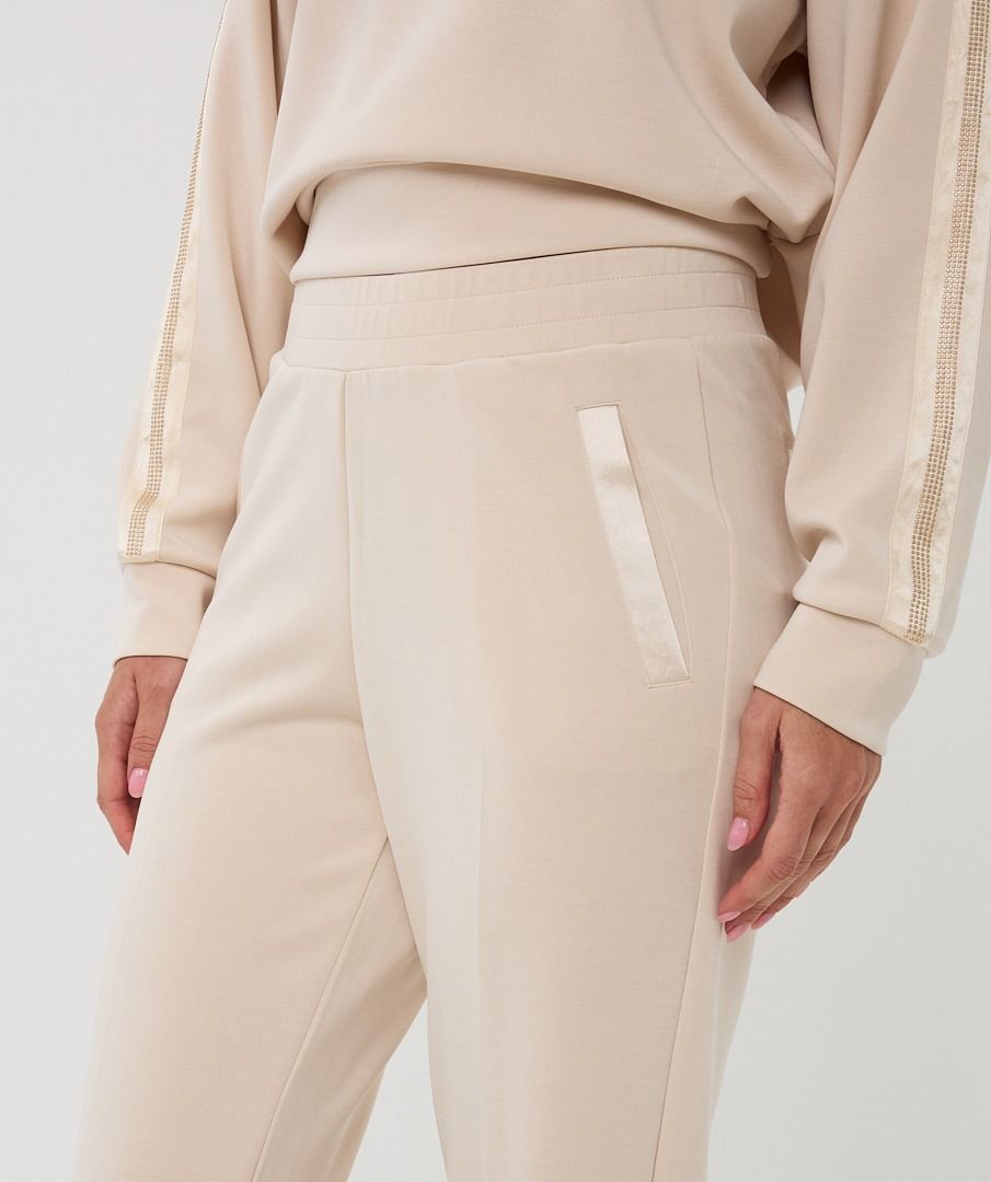 Esqualo Wide Trouser - Natural