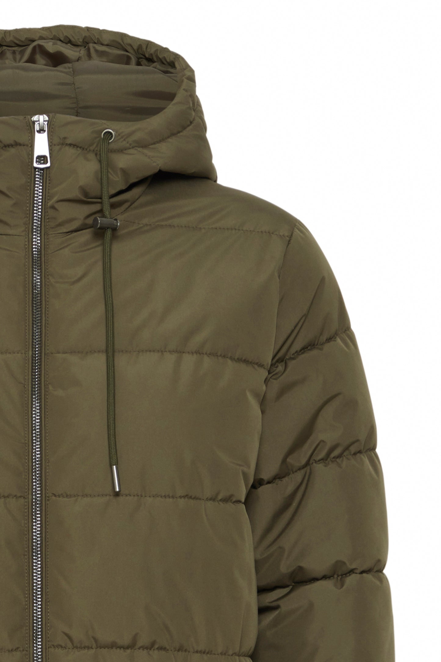 ICHI  IHZELANA Puffa Jacket - Khaki