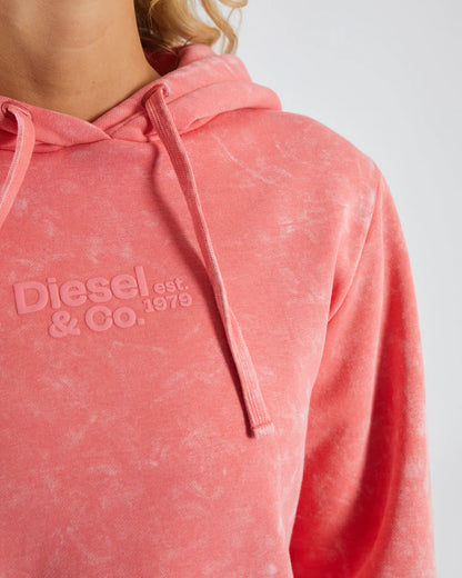 Diesel Jonah Hoodie - Washed Blush