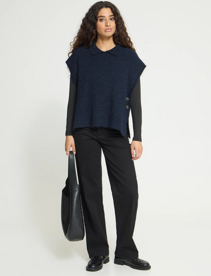 ICHI IHaylva Knit - Navy