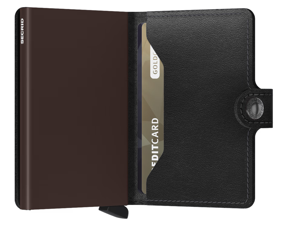 Secrid Miniwallet - Original Black/Brown