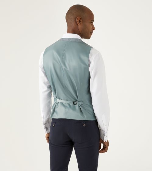 Skopes Montalvo Waistcoat - Light Green Check