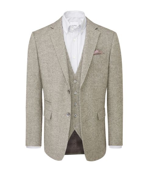 Skopes Ruthin Tweed Jacket - Stone