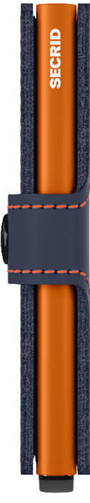 Secrid MiniWallet - Matte Night Blue & Orange