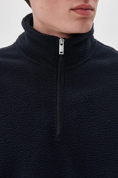 Matinique Kade Half Zip Fleece - Dark Navy