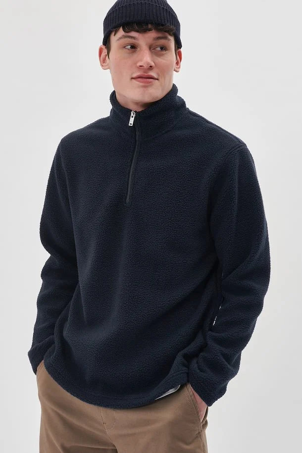 Matinique Kade Half Zip Fleece - Dark Navy