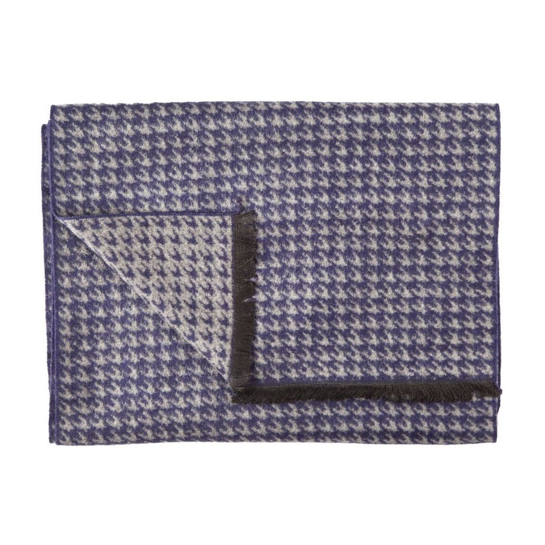 Swole Panda Bamboo Scarf - Blue/Grey Houndstooth