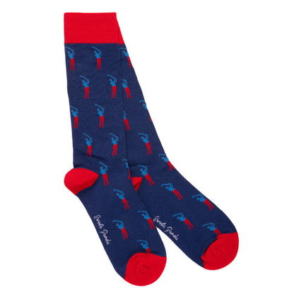 Swole Panda Bamboo Socks - Golfer