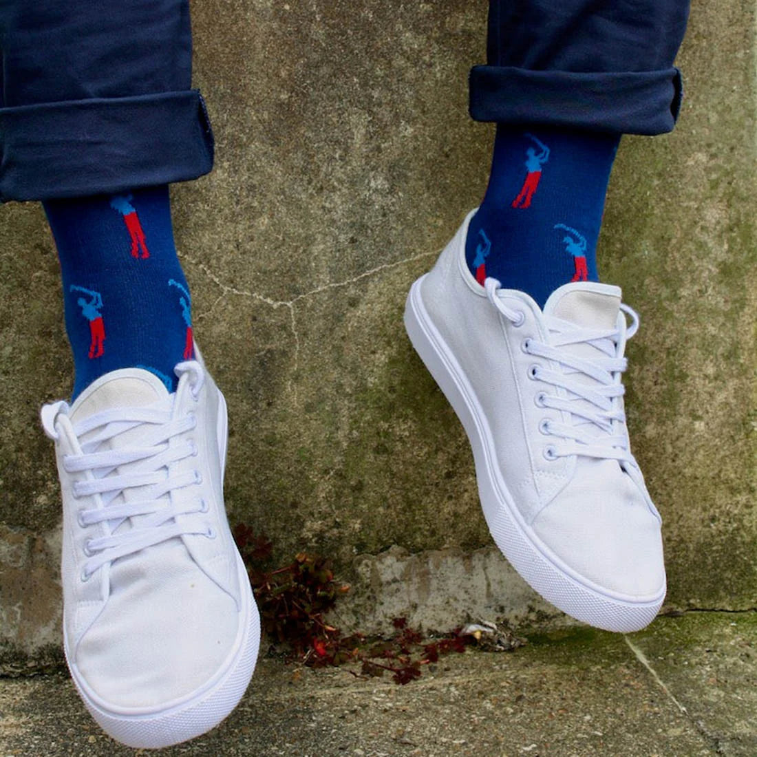 Swole Panda Bamboo Socks - Golfer