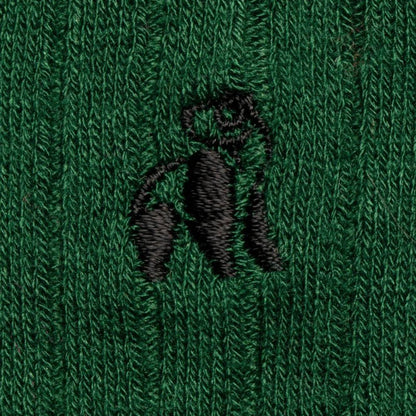 Swole Panda Bamboo Socks - Racing Green