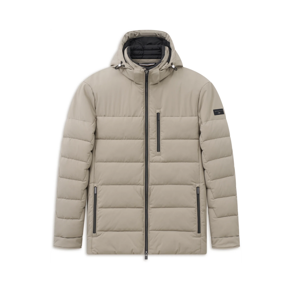 Bugatti Hooded Sports Jacket - Putty