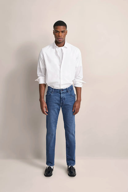 Bugatti Flex City Denim Jean - Light Blue