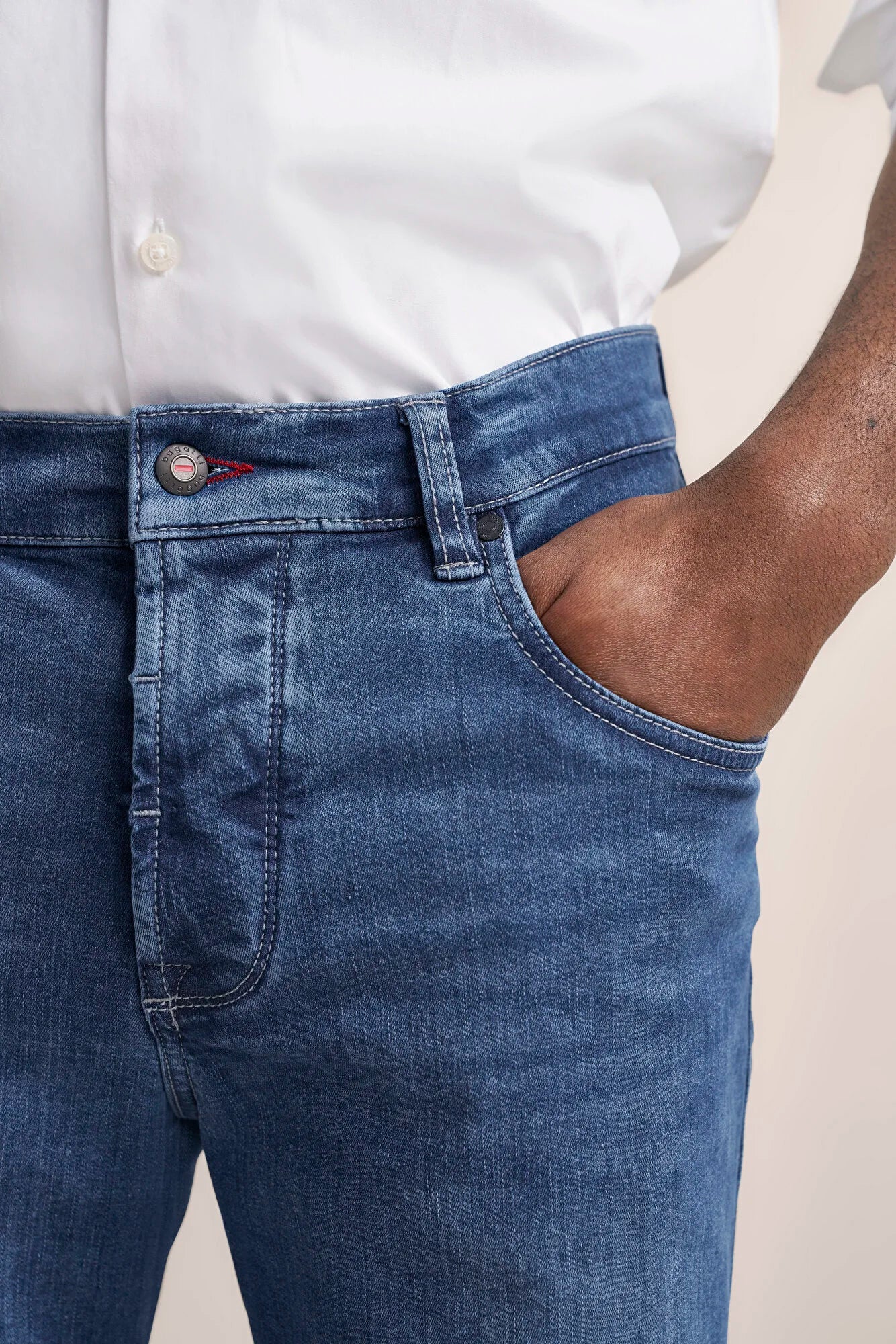 Bugatti Flex City Denim Jean - Light Blue