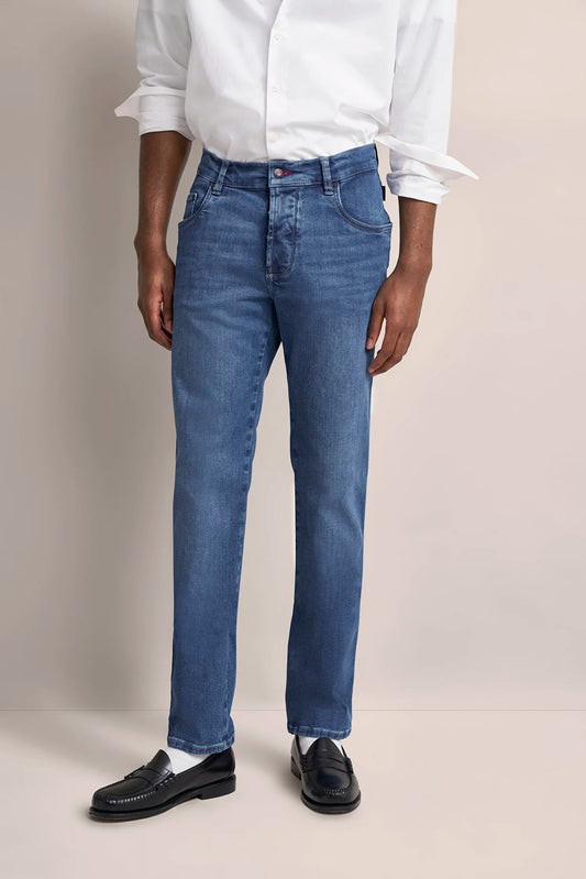 Bugatti Flex City Denim Jean - Light Blue