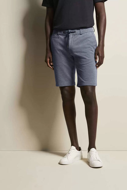 Bugatti Flexcity Drawstring Chino - Blue/Grey