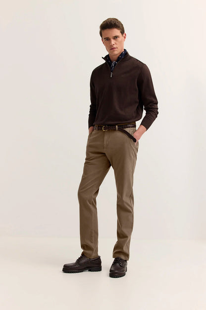 Bugatti Smooth Touch Chino - Light Brown