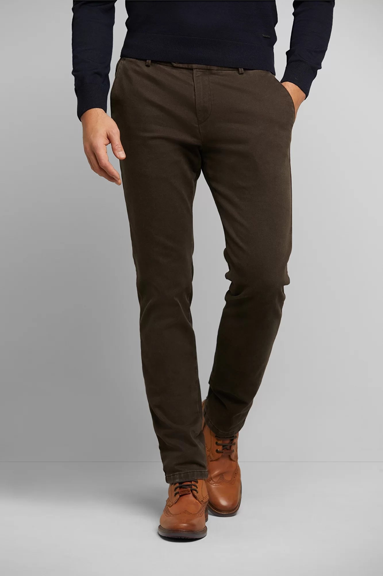 Bugatti Modern Fit Chino - Brown