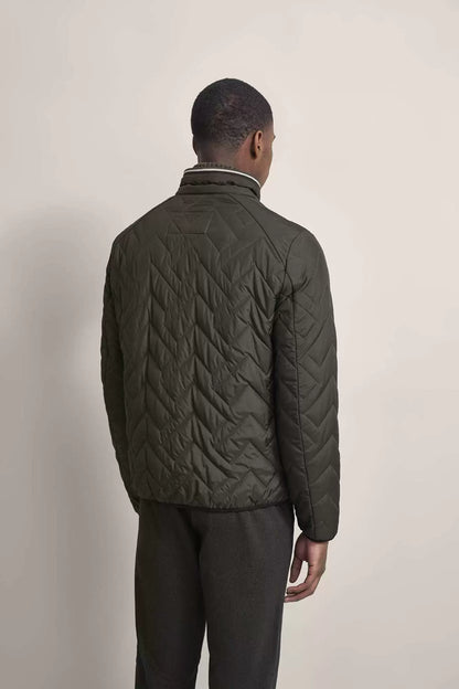 Bugatti Quilted Jacket - Olive Green