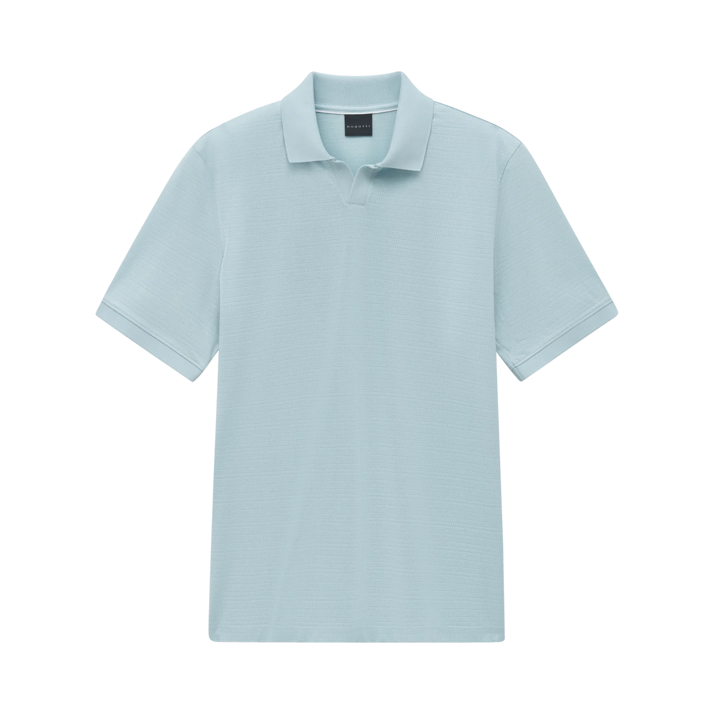 Bugatti V-Neck Polo- Duck Egg