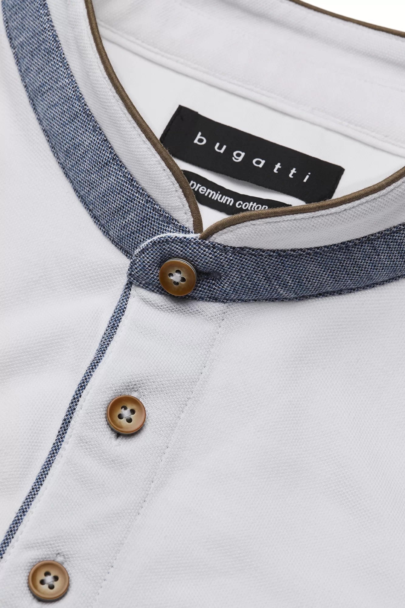 Bugatti Grandfather Polo - White